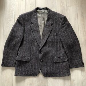 Vintage Harris Tweed Blazer Jacket Hand Woven in Scotland